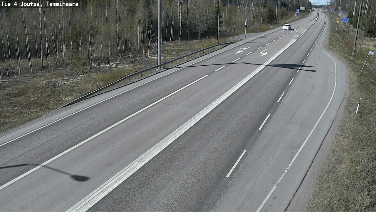 Weather Camera Image Väg 4 Joutsa, Tammilahti, Joutsa, Keski-Suomi