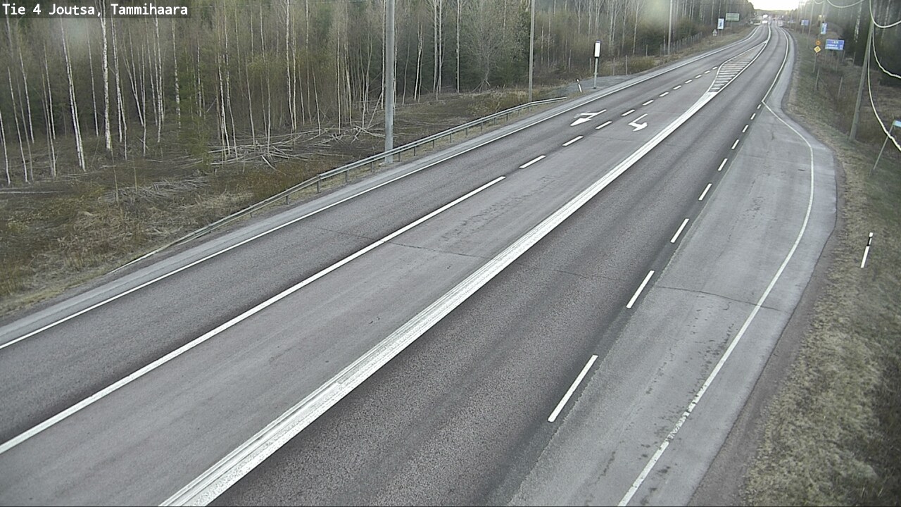 Weather Camera Image Väg 4 Joutsa, Tammilahti, Joutsa, Keski-Suomi