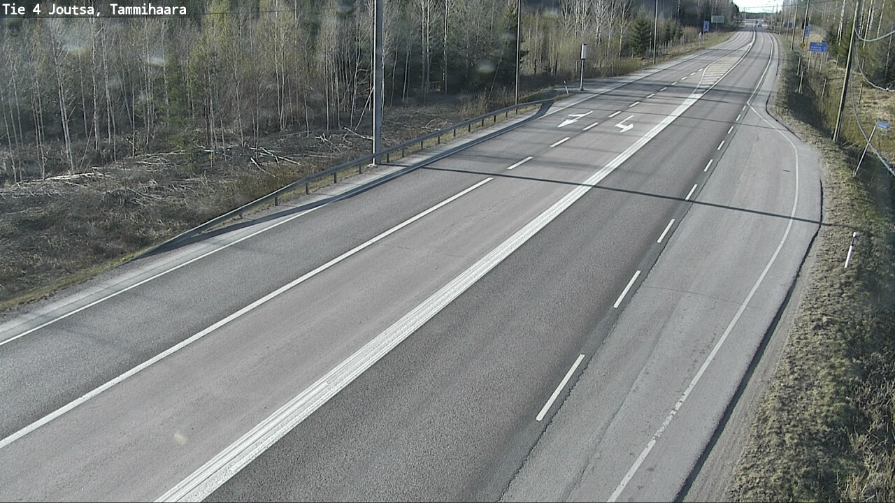 Weather Camera Image Väg 4 Joutsa, Tammilahti, Joutsa, Keski-Suomi
