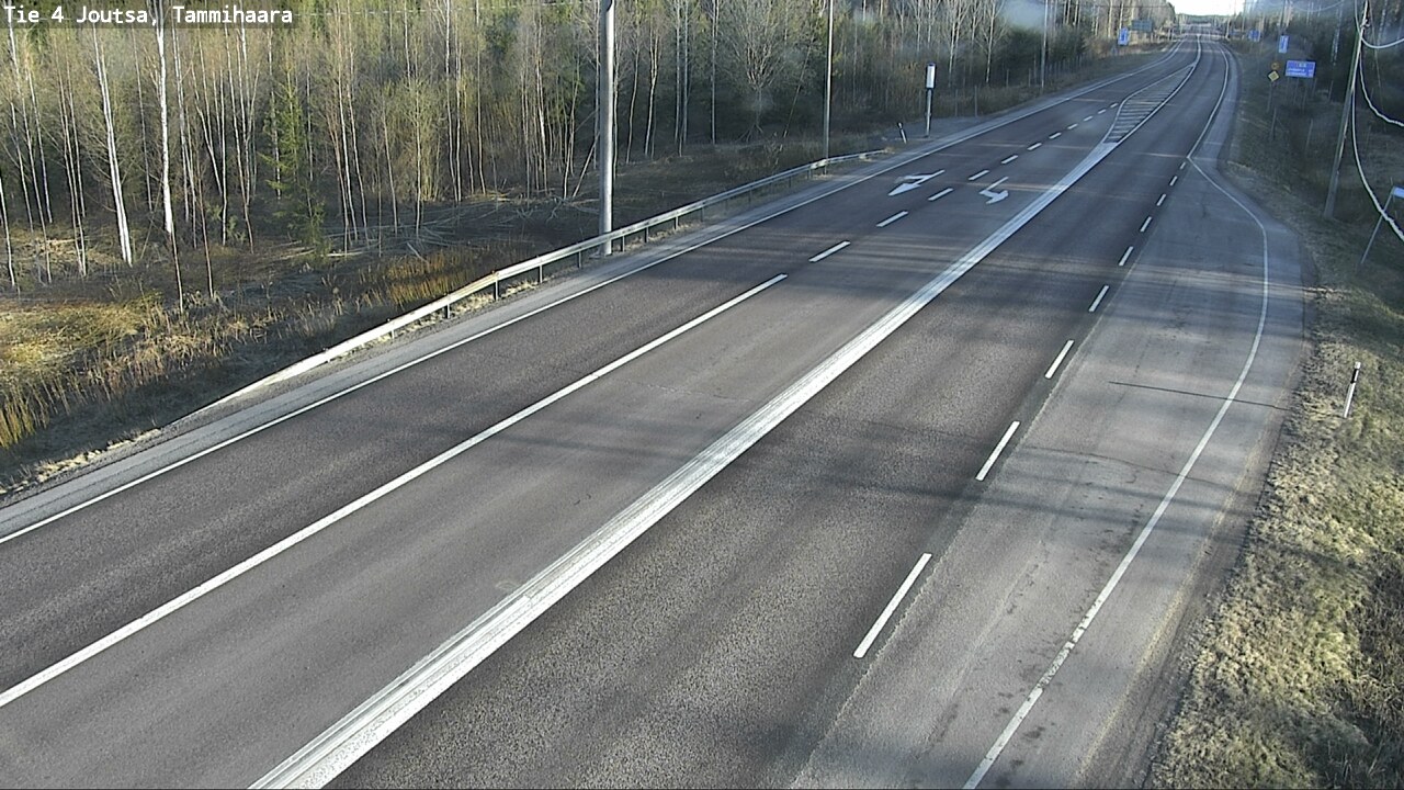 Weather Camera Image Väg 4 Joutsa, Tammilahti, Joutsa, Keski-Suomi