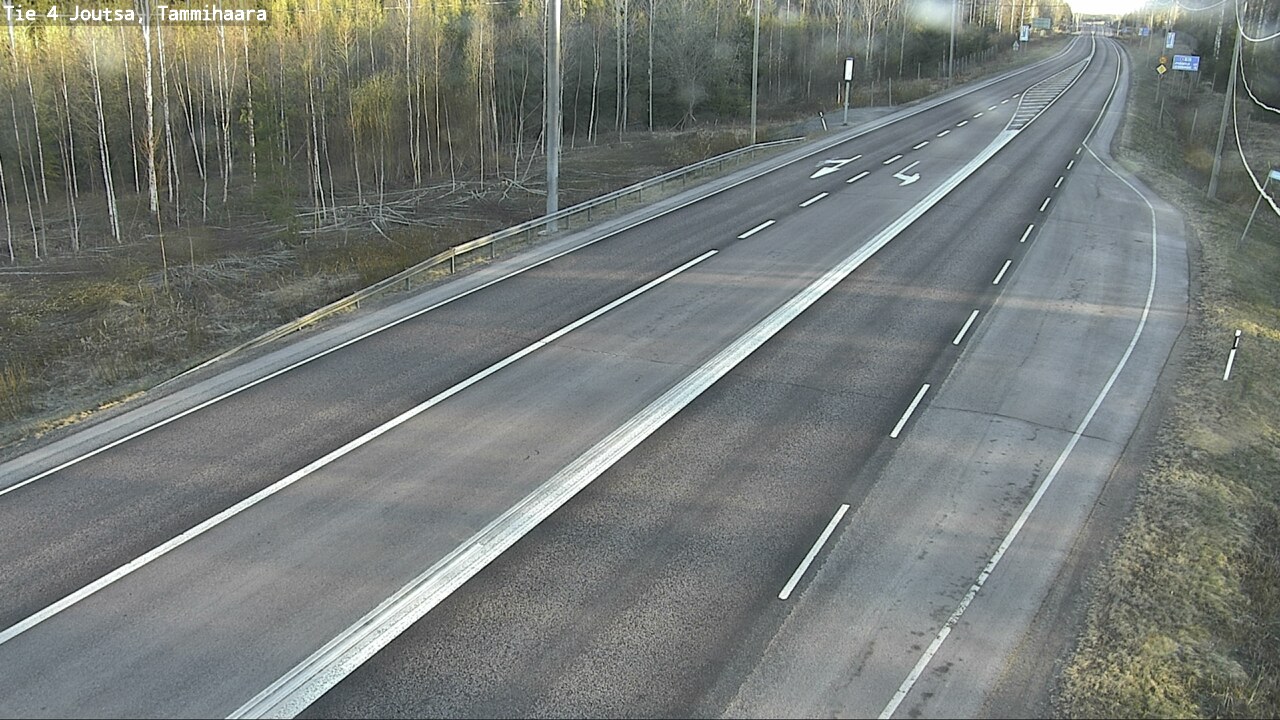 Weather Camera Image Väg 4 Joutsa, Tammilahti, Joutsa, Keski-Suomi