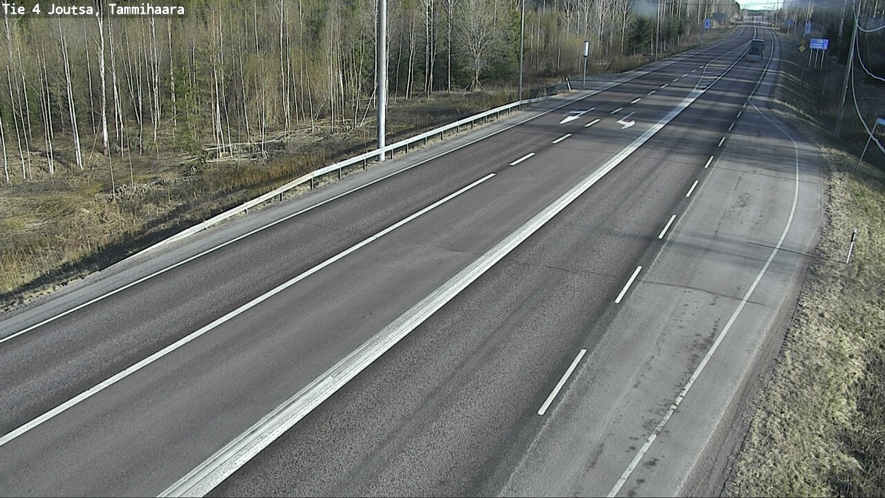 Weather Camera Image Väg 4 Joutsa, Tammilahti, Joutsa, Keski-Suomi