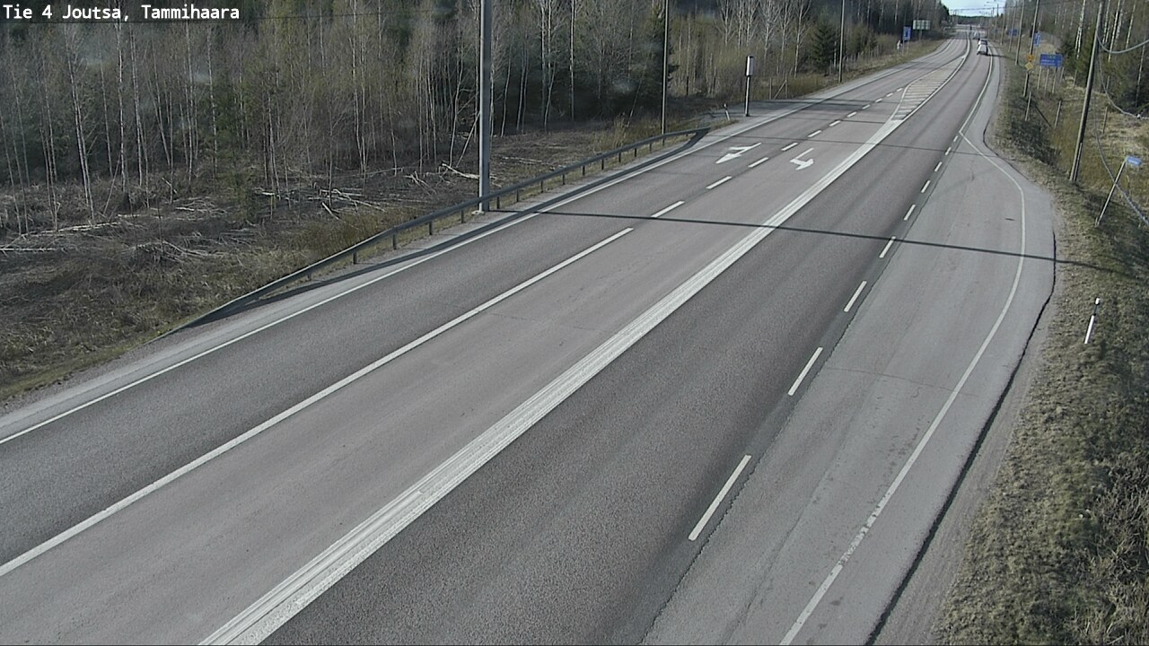 Weather Camera Image Väg 4 Joutsa, Tammilahti, Joutsa, Keski-Suomi