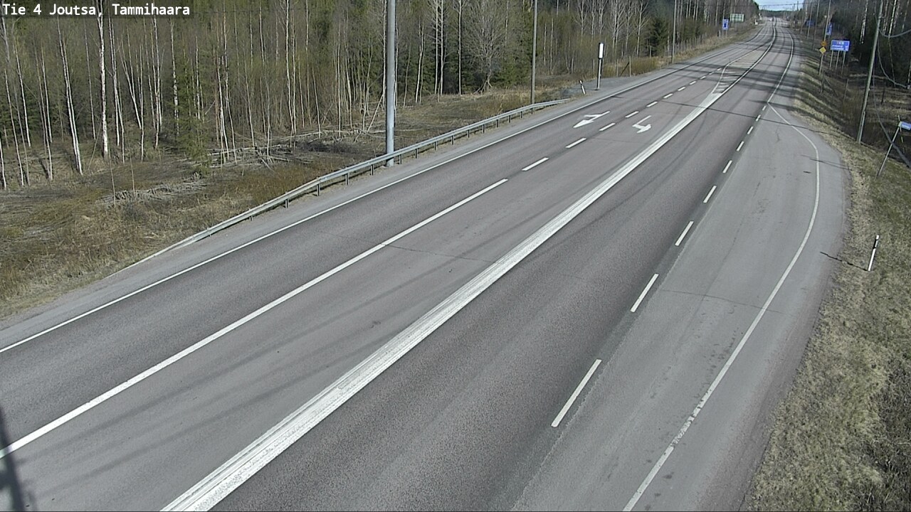 Weather Camera Image Väg 4 Joutsa, Tammilahti, Joutsa, Keski-Suomi