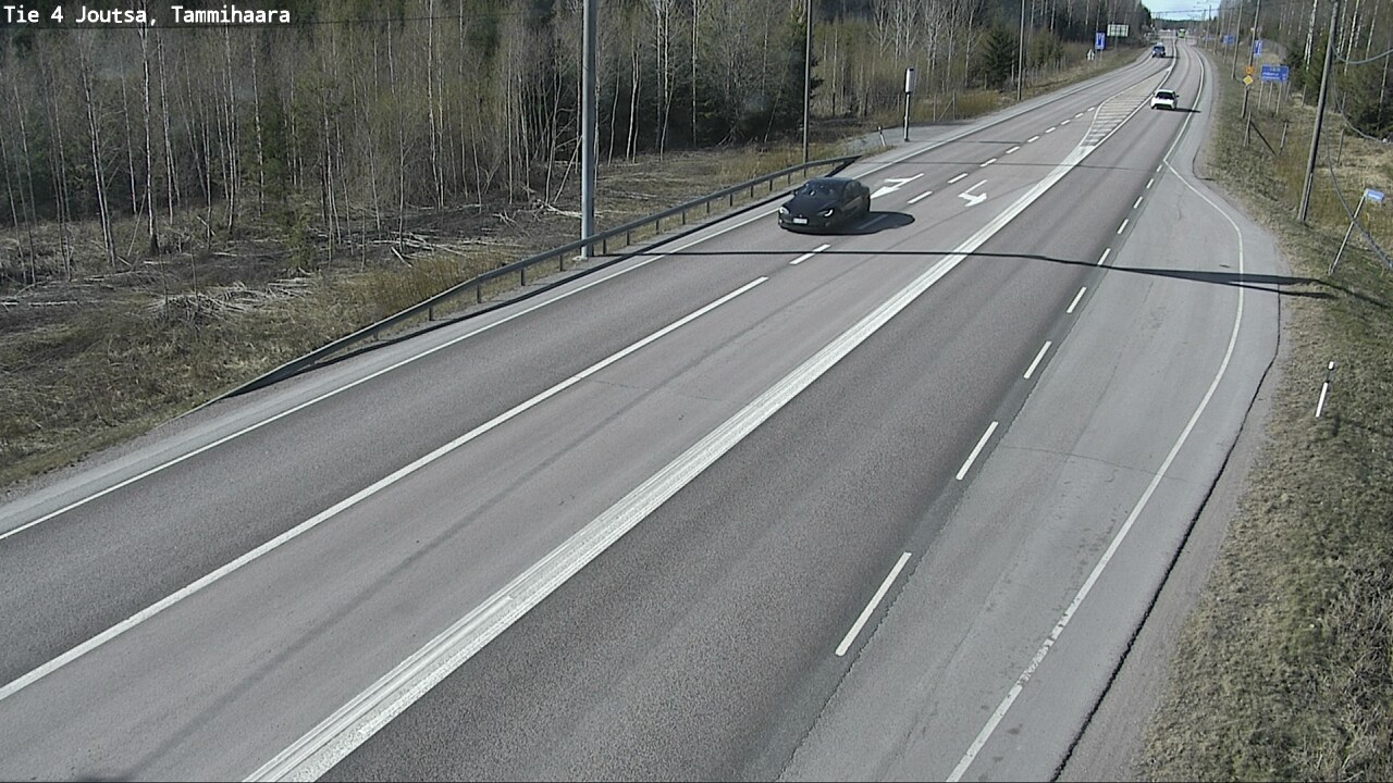 Weather Camera Image Väg 4 Joutsa, Tammilahti, Joutsa, Keski-Suomi