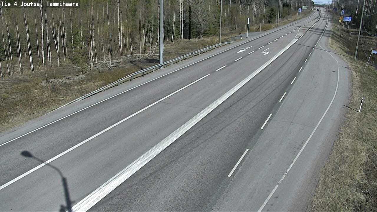 Weather Camera Image Väg 4 Joutsa, Tammilahti, Joutsa, Keski-Suomi