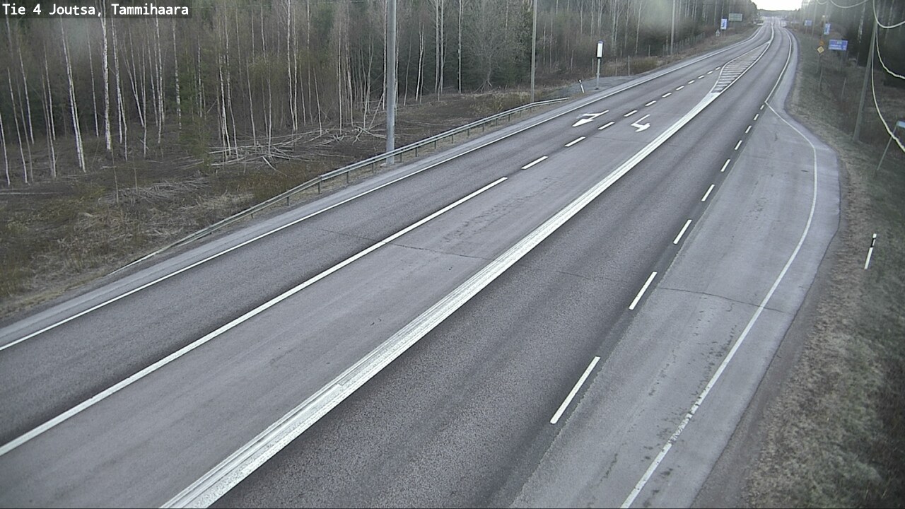 Weather Camera Image Väg 4 Joutsa, Tammilahti, Joutsa, Keski-Suomi