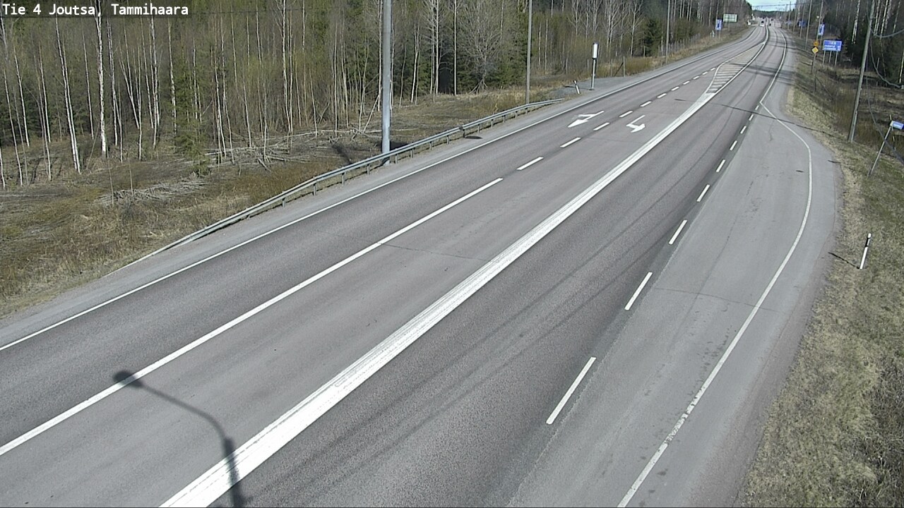 Weather Camera Image Väg 4 Joutsa, Tammilahti, Joutsa, Keski-Suomi