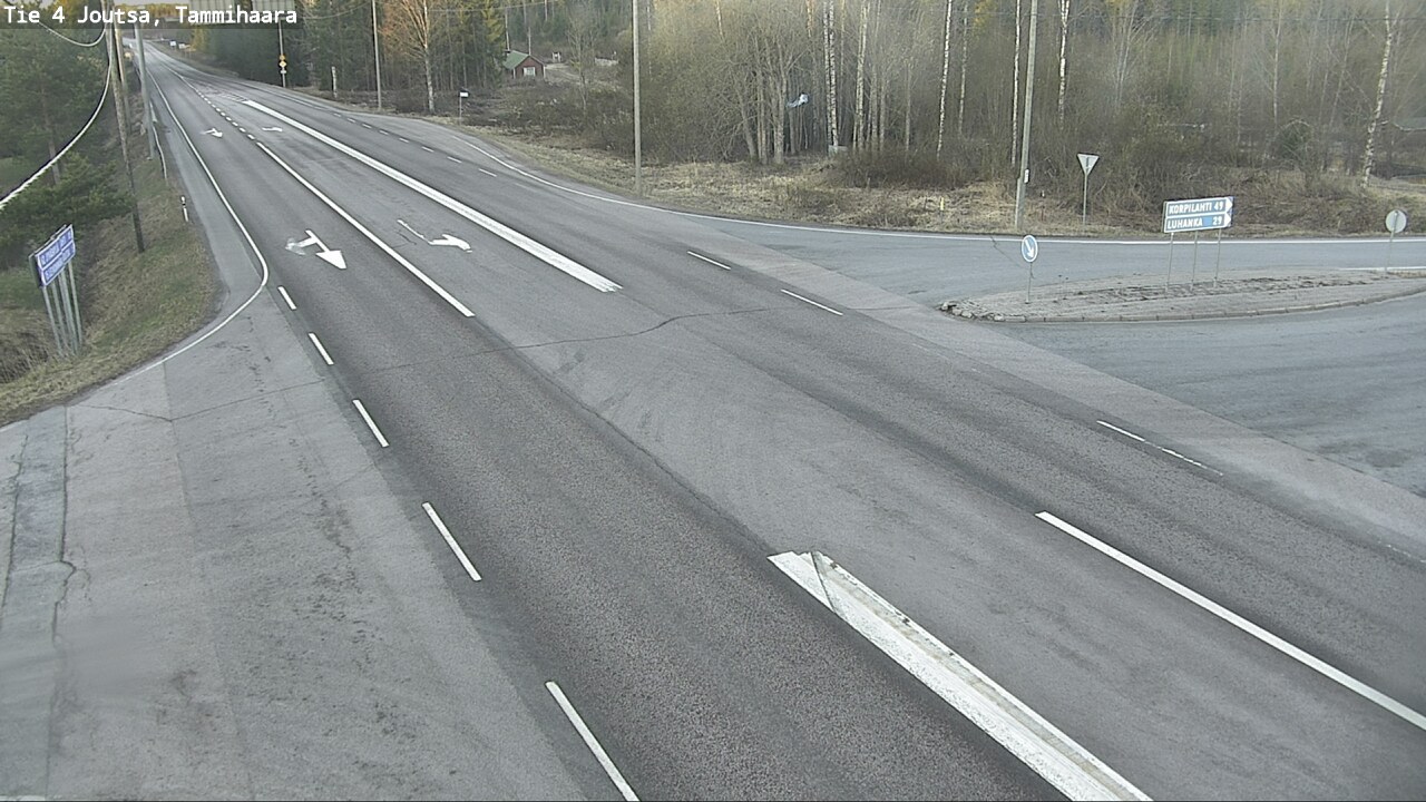 Weather Camera Image Väg 4 Joutsa, Tammilahti, Joutsa, Keski-Suomi