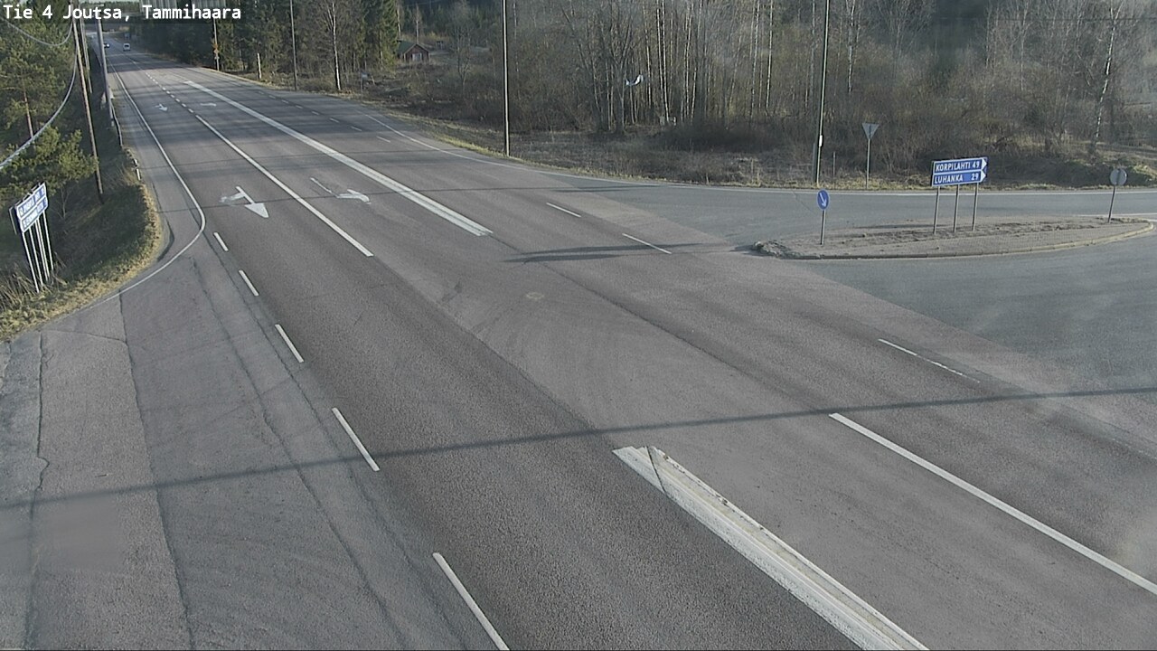 Weather Camera Image Väg 4 Joutsa, Tammilahti, Joutsa, Keski-Suomi