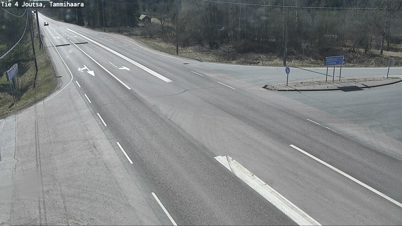 Weather Camera Image Väg 4 Joutsa, Tammilahti, Joutsa, Keski-Suomi