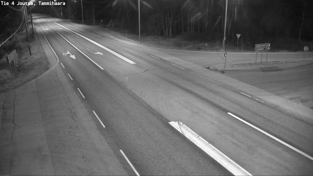 Weather Camera Image Väg 4 Joutsa, Tammilahti, Joutsa, Keski-Suomi