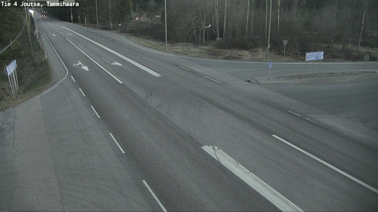 Weather Camera Image Väg 4 Joutsa, Tammilahti, Joutsa, Keski-Suomi