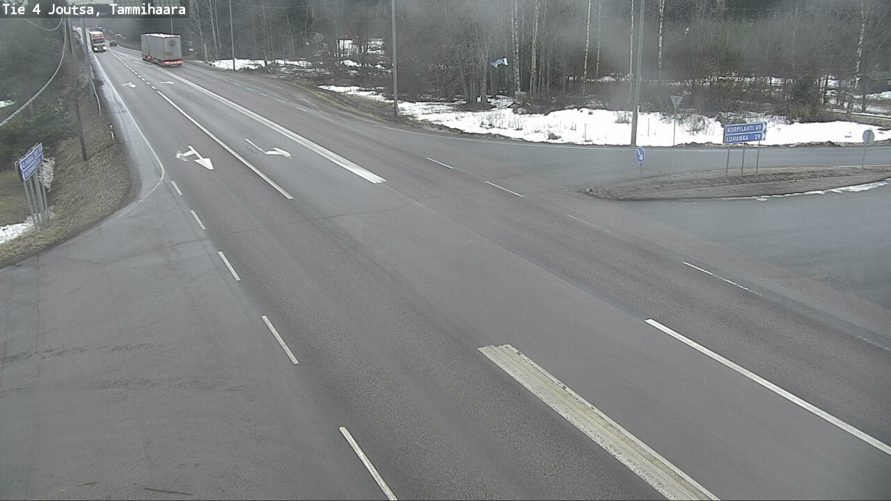 Weather Camera Image Road 4 Joutsa, Tammilahti, Joutsa, Keski-Suomi