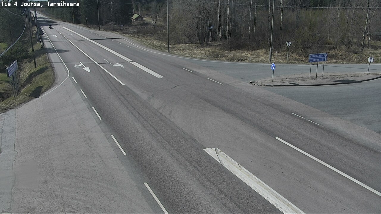 Weather Camera Image Väg 4 Joutsa, Tammilahti, Joutsa, Keski-Suomi