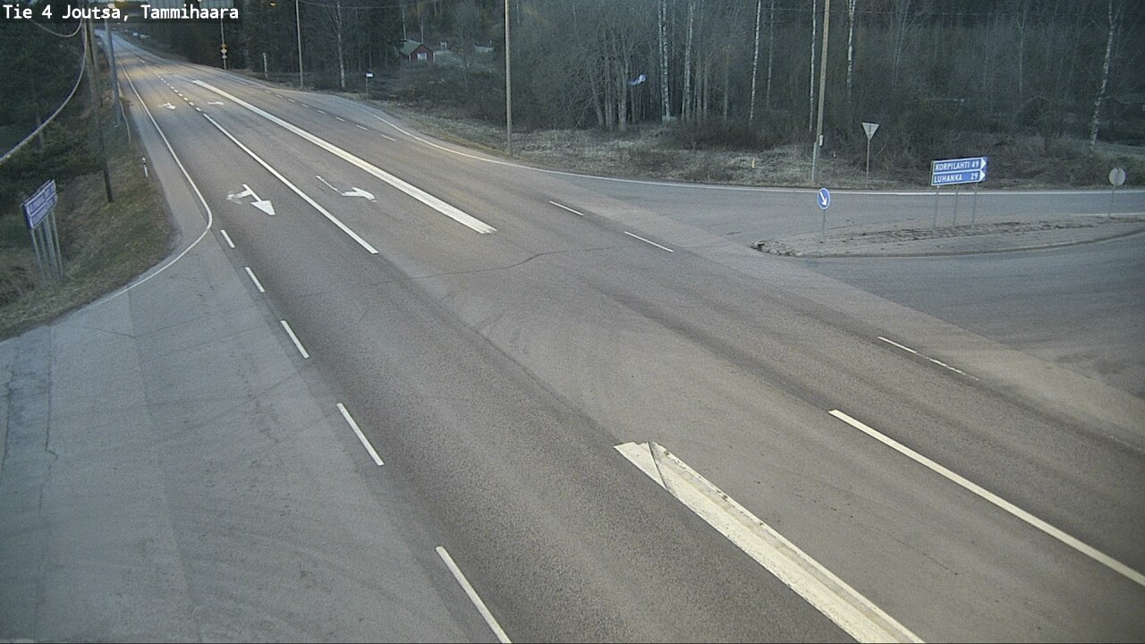 Weather Camera Image Road 4 Joutsa, Tammilahti, Joutsa, Keski-Suomi