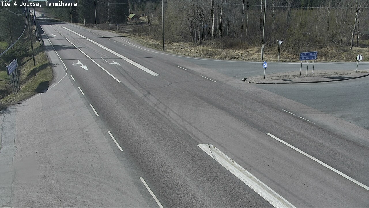 Weather Camera Image Väg 4 Joutsa, Tammilahti, Joutsa, Keski-Suomi