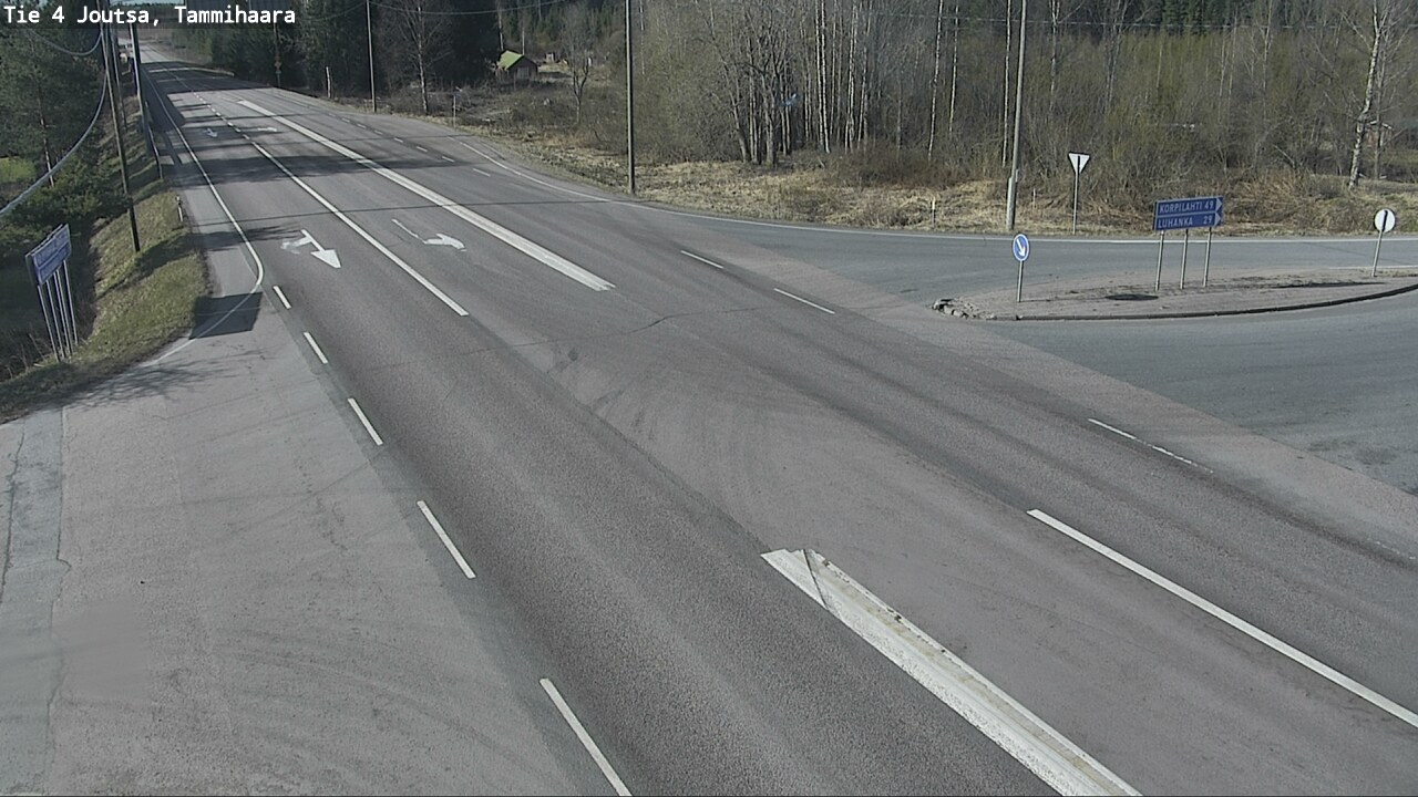 Weather Camera Image Väg 4 Joutsa, Tammilahti, Joutsa, Keski-Suomi