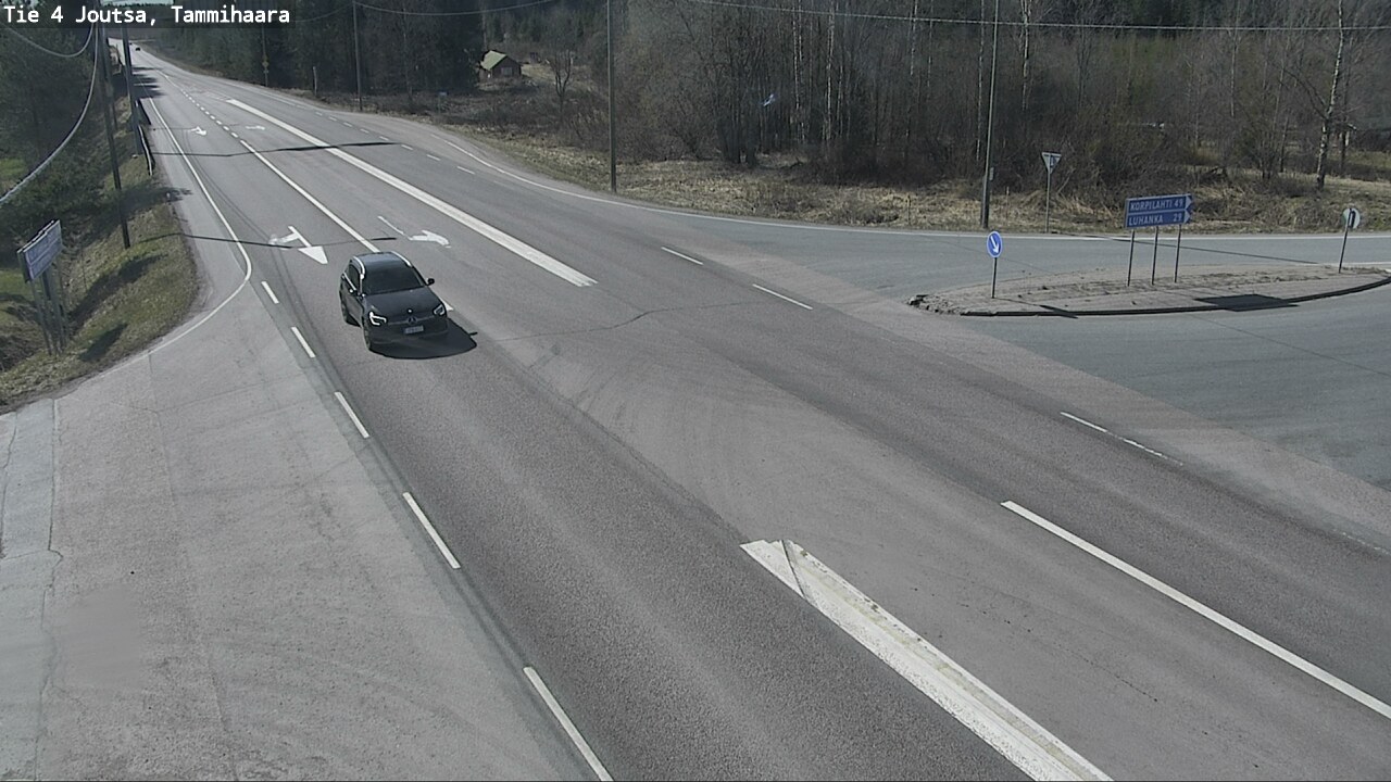 Weather Camera Image Väg 4 Joutsa, Tammilahti, Joutsa, Keski-Suomi