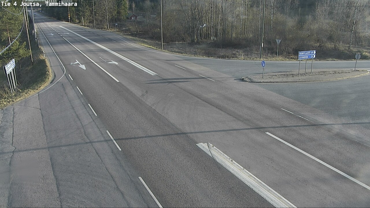 Weather Camera Image Väg 4 Joutsa, Tammilahti, Joutsa, Keski-Suomi