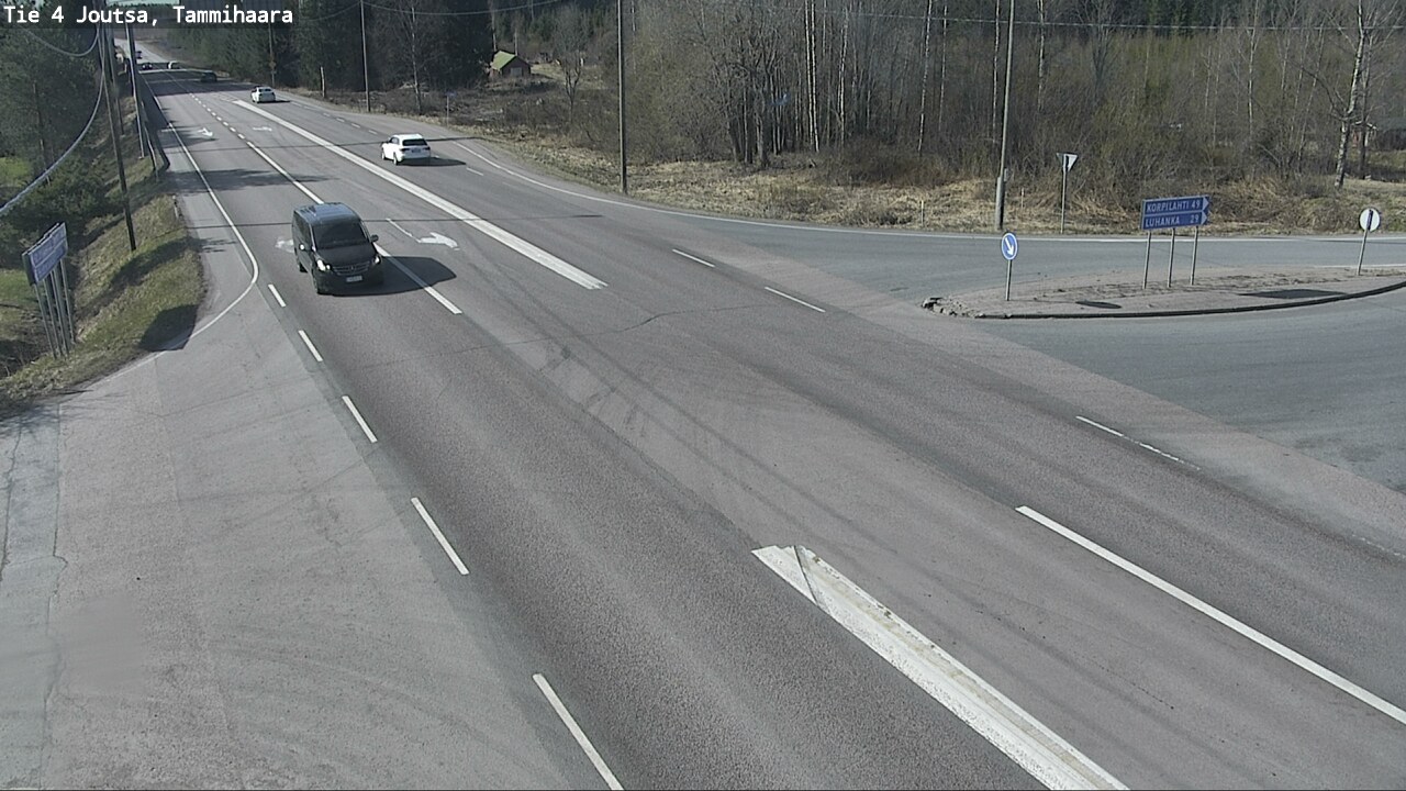 Weather Camera Image Väg 4 Joutsa, Tammilahti, Joutsa, Keski-Suomi