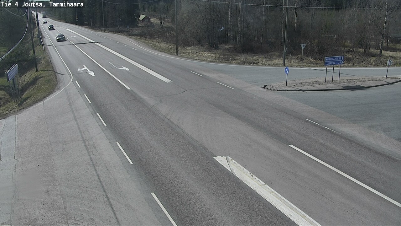 Weather Camera Image Väg 4 Joutsa, Tammilahti, Joutsa, Keski-Suomi