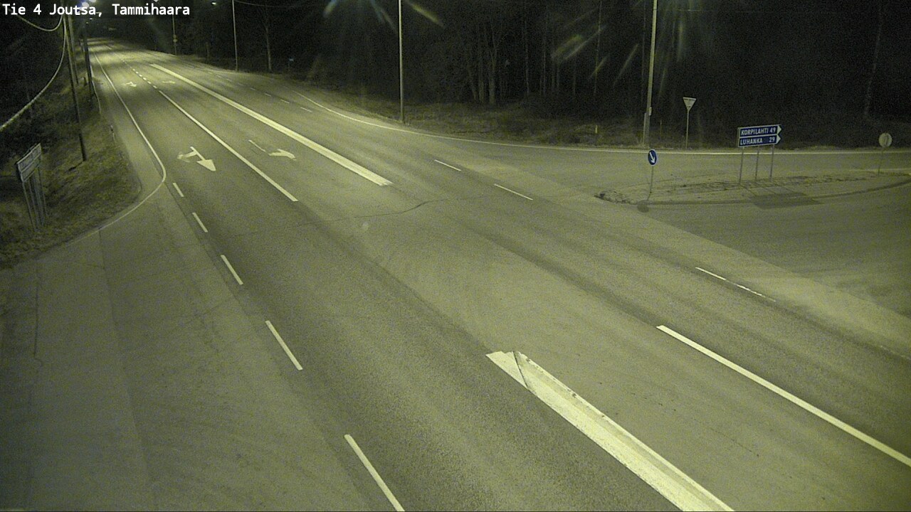 Weather Camera Image Väg 4 Joutsa, Tammilahti, Joutsa, Keski-Suomi
