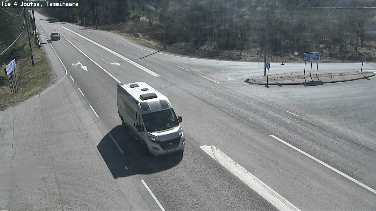 Weather Camera Image Väg 4 Joutsa, Tammilahti, Joutsa, Keski-Suomi