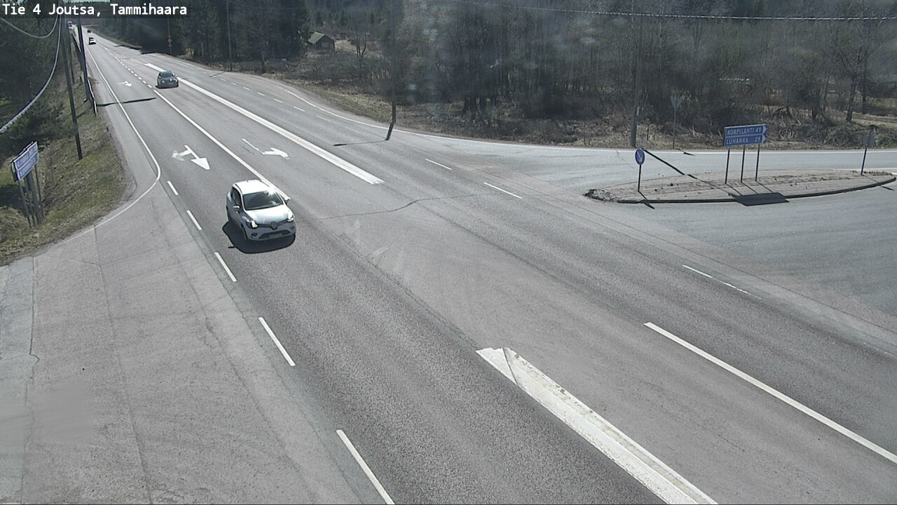 Weather Camera Image Väg 4 Joutsa, Tammilahti, Joutsa, Keski-Suomi