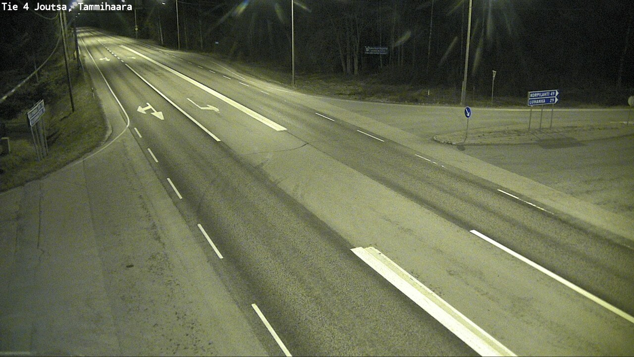 Weather Camera Image Väg 4 Joutsa, Tammilahti, Joutsa, Keski-Suomi