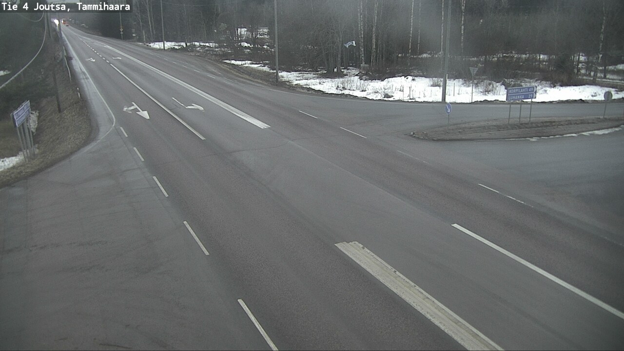 Weather Camera Image Road 4 Joutsa, Tammilahti, Joutsa, Keski-Suomi