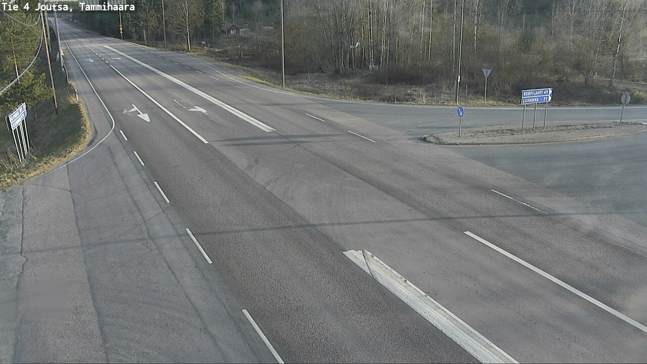 Weather Camera Image Väg 4 Joutsa, Tammilahti, Joutsa, Keski-Suomi
