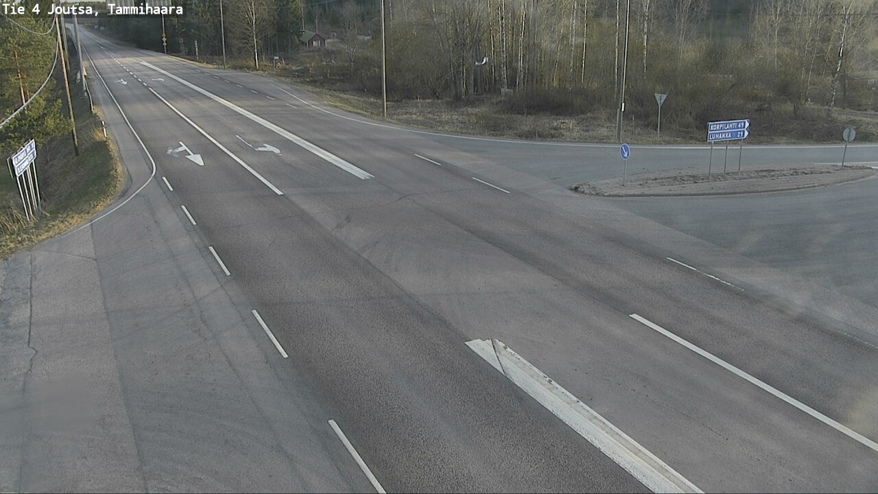 Weather Camera Image Väg 4 Joutsa, Tammilahti, Joutsa, Keski-Suomi
