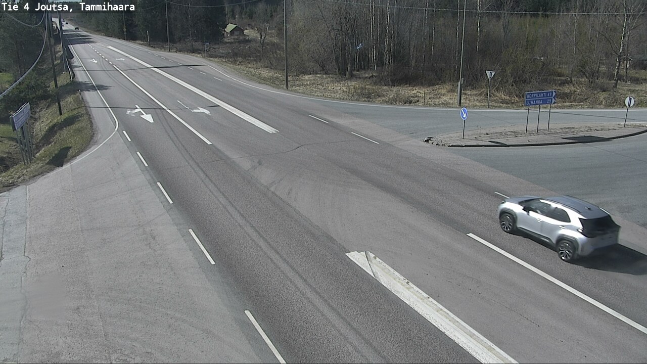 Weather Camera Image Väg 4 Joutsa, Tammilahti, Joutsa, Keski-Suomi