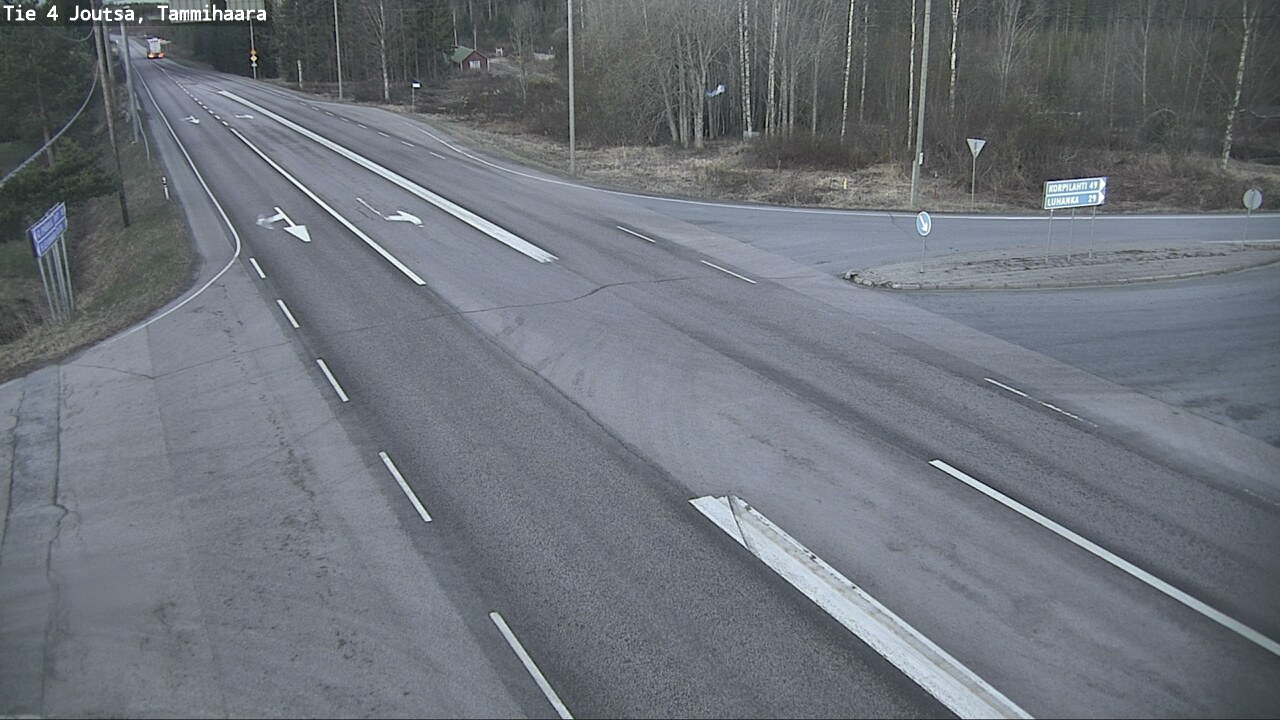 Weather Camera Image Väg 4 Joutsa, Tammilahti, Joutsa, Keski-Suomi