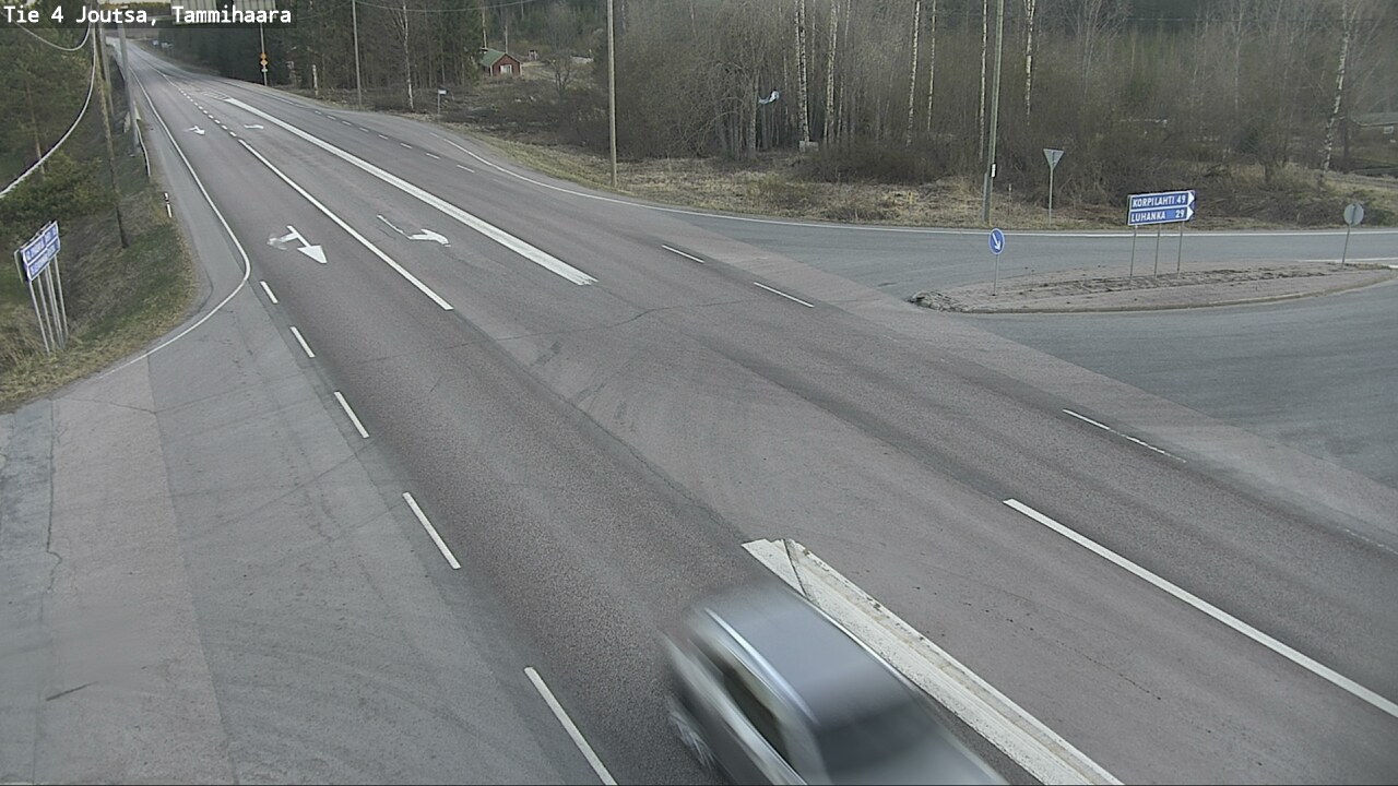 Weather Camera Image Väg 4 Joutsa, Tammilahti, Joutsa, Keski-Suomi