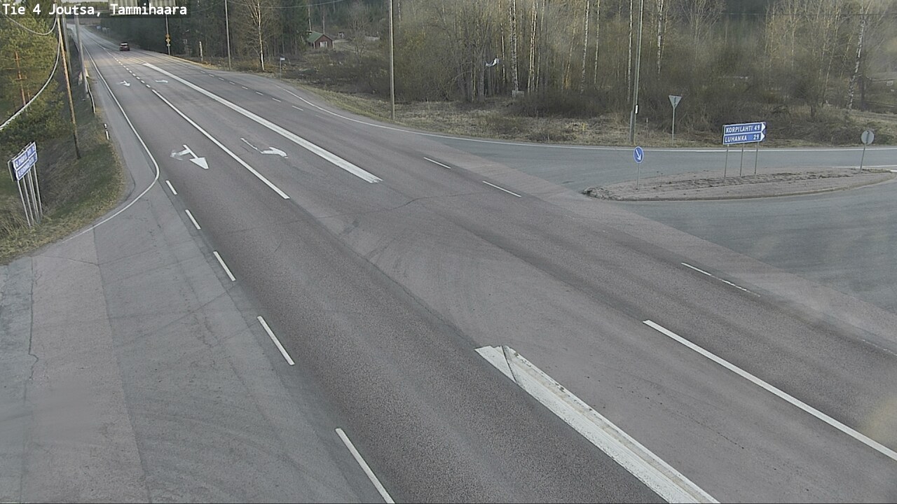 Weather Camera Image Väg 4 Joutsa, Tammilahti, Joutsa, Keski-Suomi