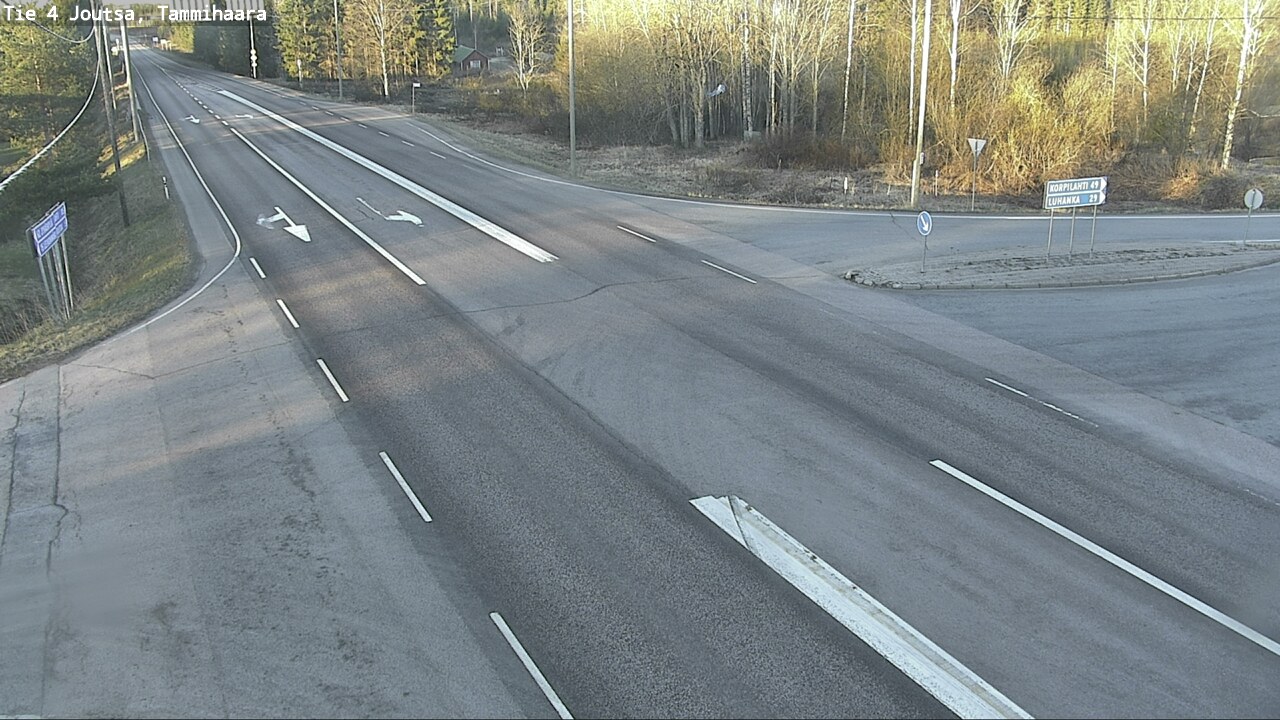 Weather Camera Image Väg 4 Joutsa, Tammilahti, Joutsa, Keski-Suomi