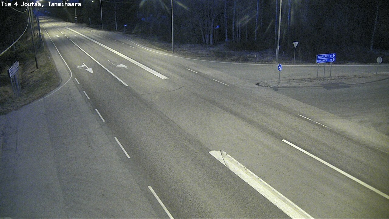 Weather Camera Image Road 4 Joutsa, Tammilahti, Joutsa, Keski-Suomi