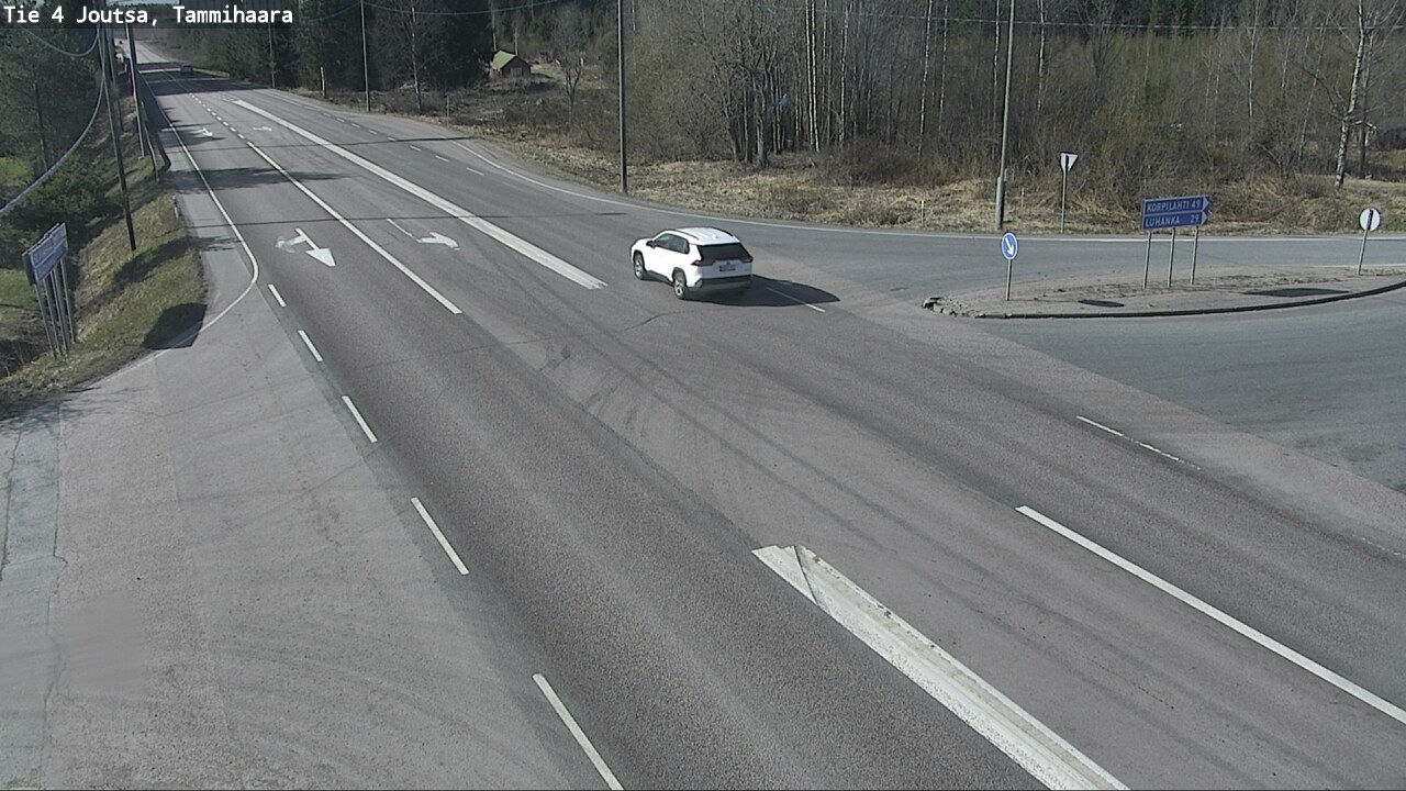 Weather Camera Image Väg 4 Joutsa, Tammilahti, Joutsa, Keski-Suomi