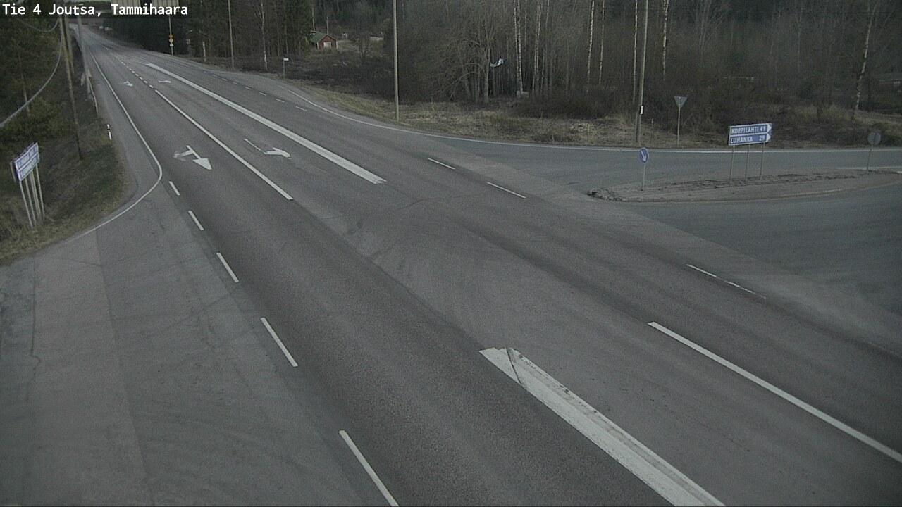 Weather Camera Image Väg 4 Joutsa, Tammilahti, Joutsa, Keski-Suomi