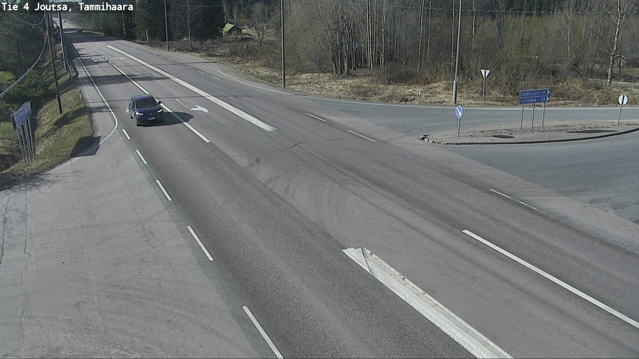 Weather Camera Image Väg 4 Joutsa, Tammilahti, Joutsa, Keski-Suomi