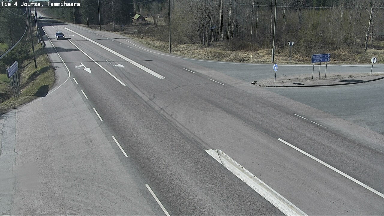 Weather Camera Image Väg 4 Joutsa, Tammilahti, Joutsa, Keski-Suomi