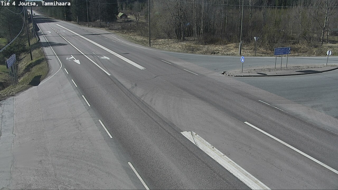 Weather Camera Image Väg 4 Joutsa, Tammilahti, Joutsa, Keski-Suomi