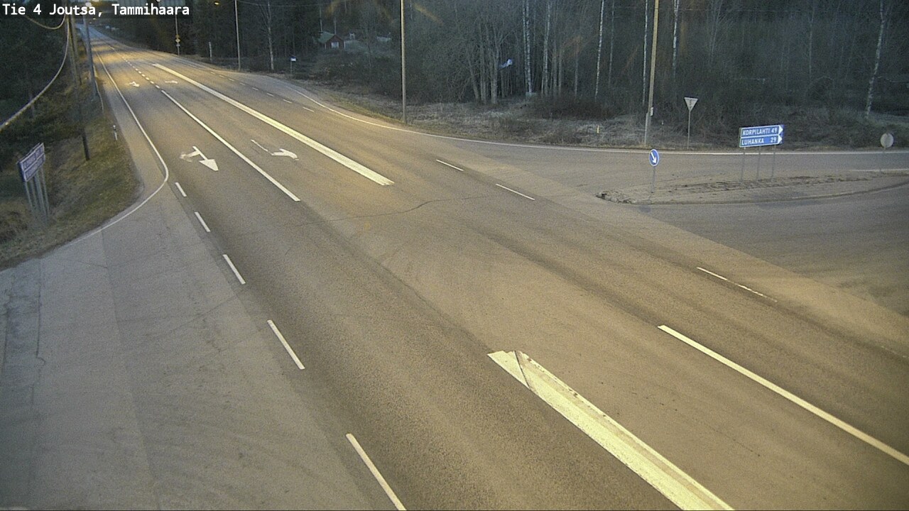 Weather Camera Image Road 4 Joutsa, Tammilahti, Joutsa, Keski-Suomi