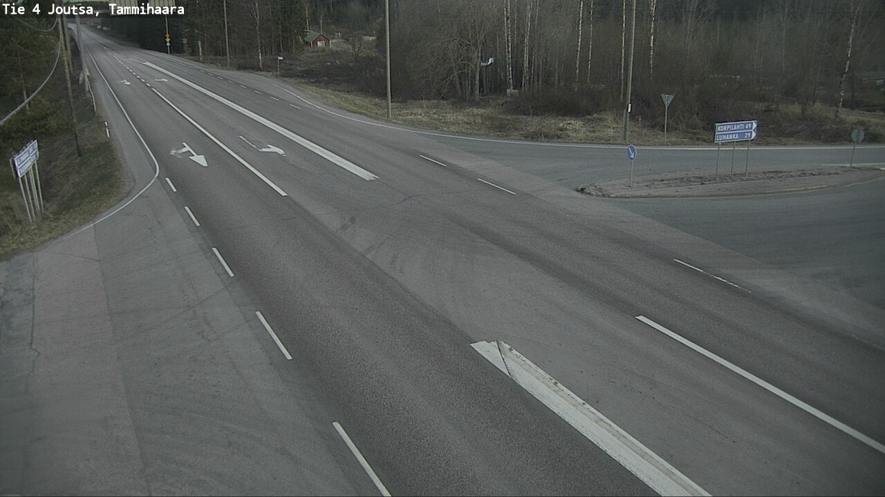 Weather Camera Image Väg 4 Joutsa, Tammilahti, Joutsa, Keski-Suomi