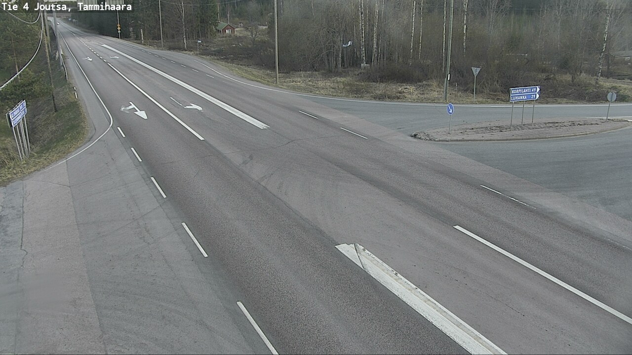 Weather Camera Image Väg 4 Joutsa, Tammilahti, Joutsa, Keski-Suomi