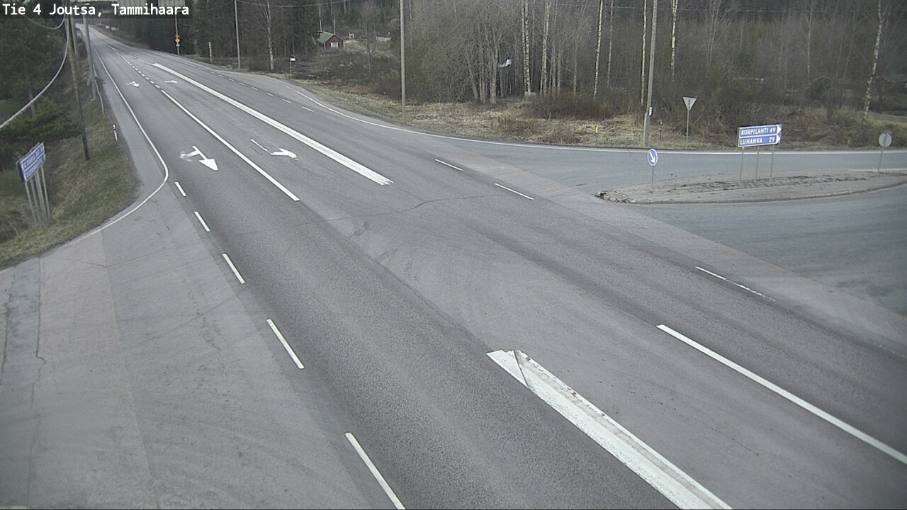 Weather Camera Image Road 4 Joutsa, Tammilahti, Joutsa, Keski-Suomi