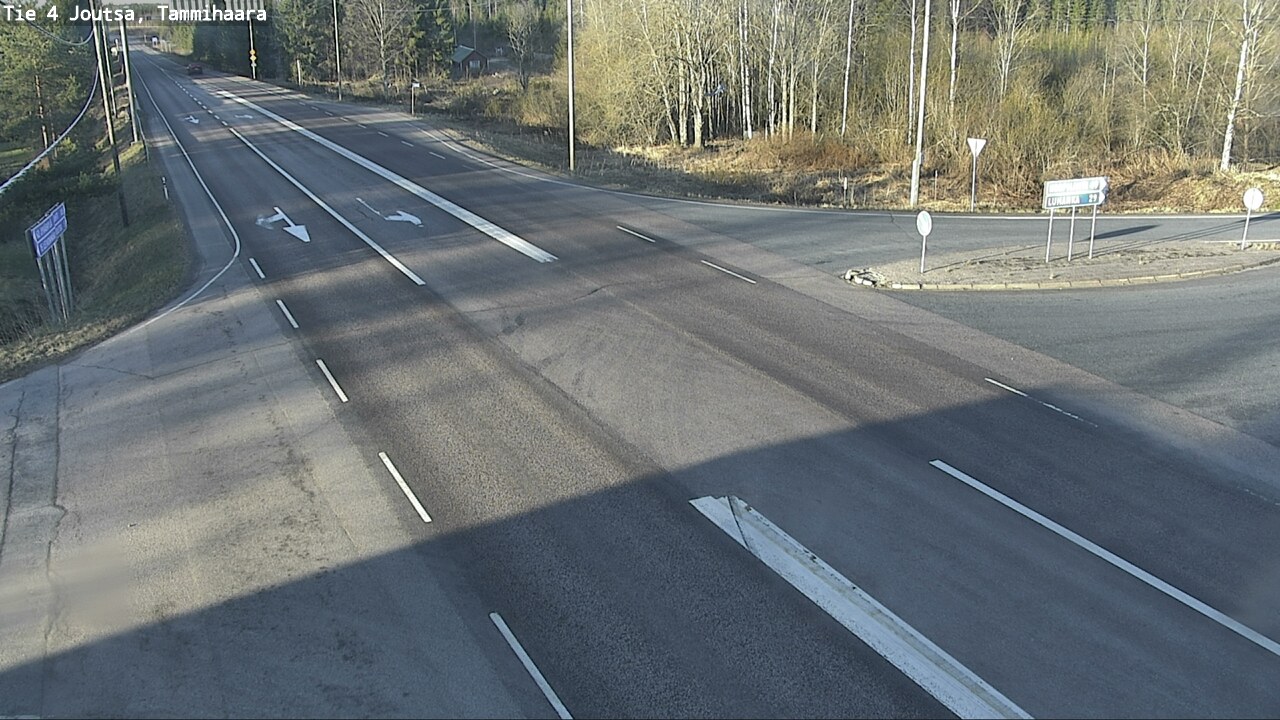 Weather Camera Image Väg 4 Joutsa, Tammilahti, Joutsa, Keski-Suomi