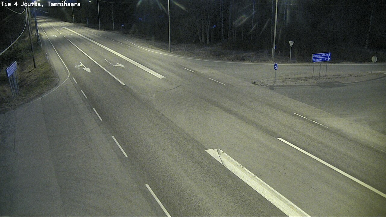 Weather Camera Image Väg 4 Joutsa, Tammilahti, Joutsa, Keski-Suomi